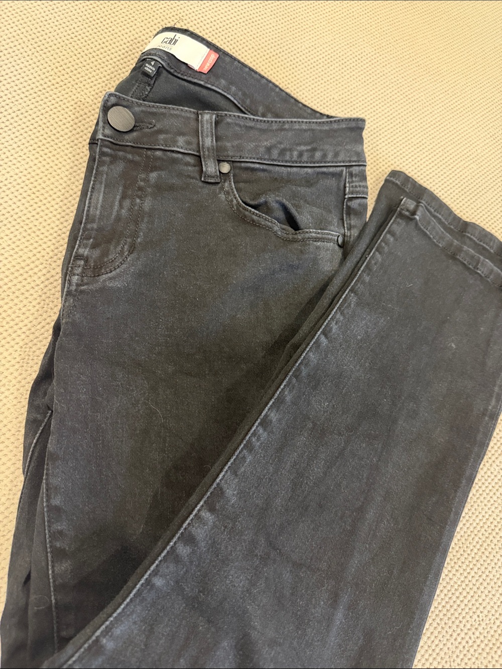 CAbi Black Straight women’s Jeans